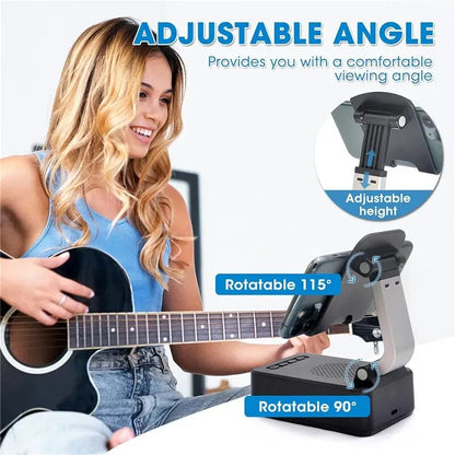 Bluetooth Speaker Phone Stand: HD Portable Wireless Holder