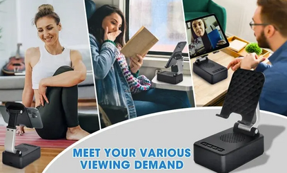 Bluetooth Speaker Phone Stand: HD Portable Wireless Holder